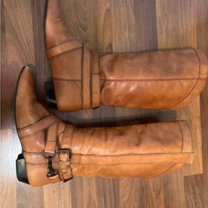 Aldo Tan Heeled Boots